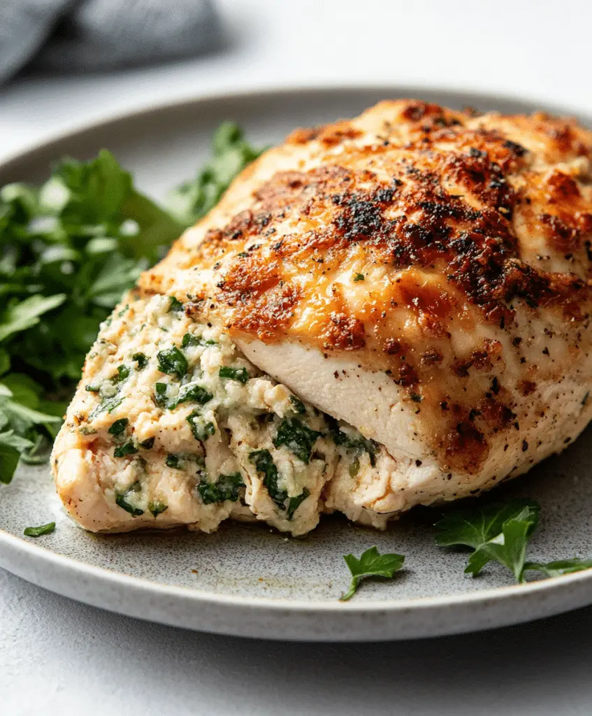 Stuffed Chicken Breast Recipe - cookingwithjessica.com
